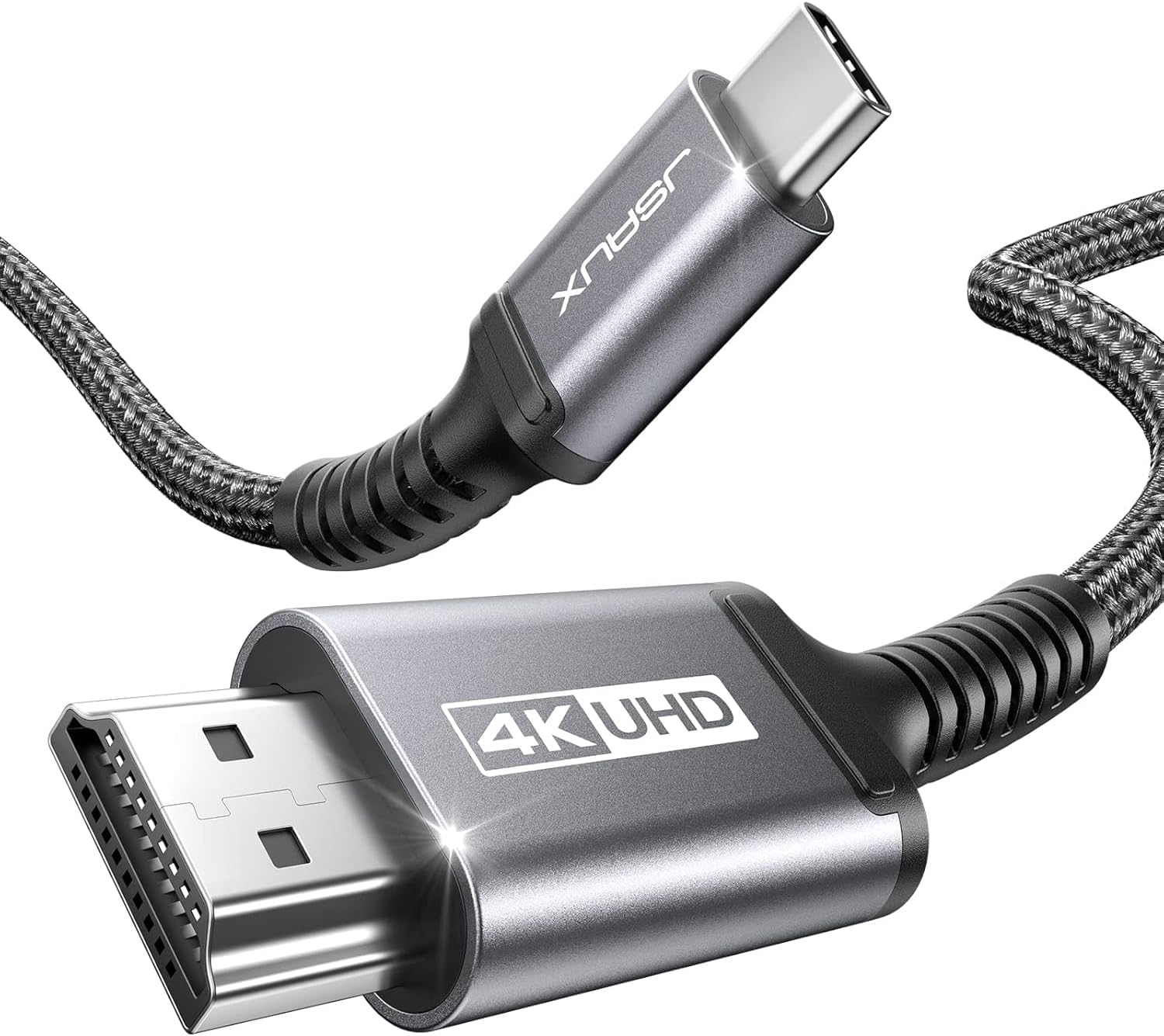 USB C auf HDMI Kabel 4K, USB C HDMI Kabel Thunderbolt 3 kompatibel für