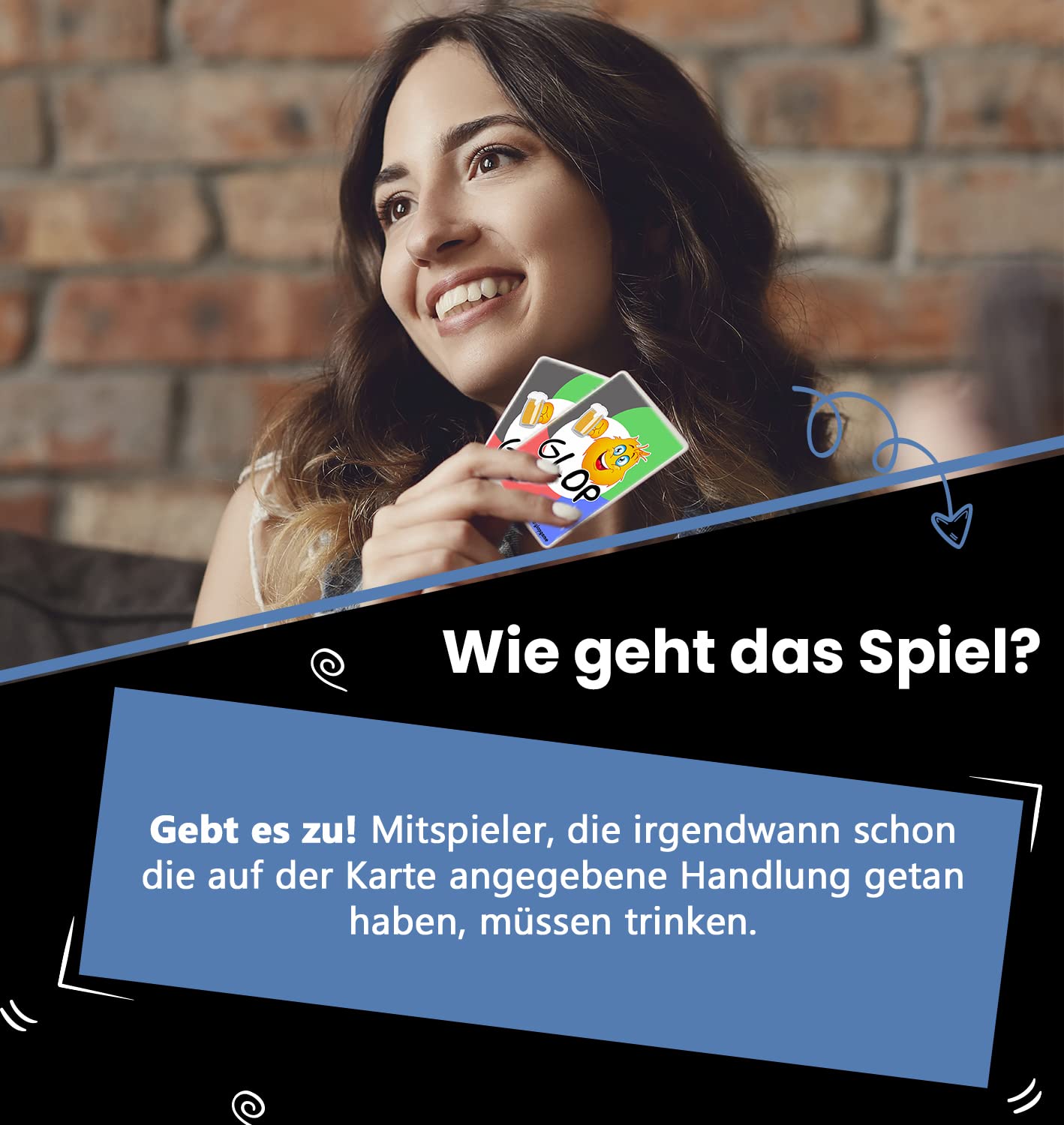Glop Ich Habe Noch Nie - Trinkspiel - Spiele für Erwachsene - Trinkspiele - Partyspiele - Splielabend - Witziges Spiel - Saufspiele - Kartenspiel - Lustige Geschenke - Trinkspiele für Erwachsene
