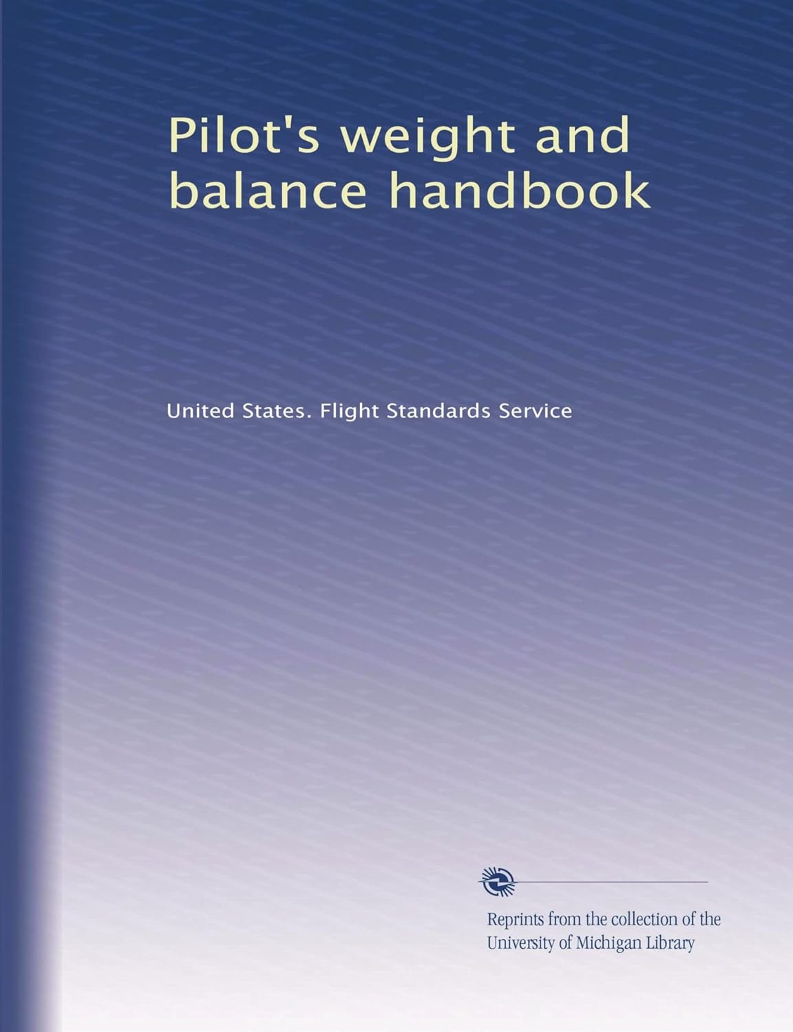 Amazon.co.jp Pilot's weight and balance handbook United States
