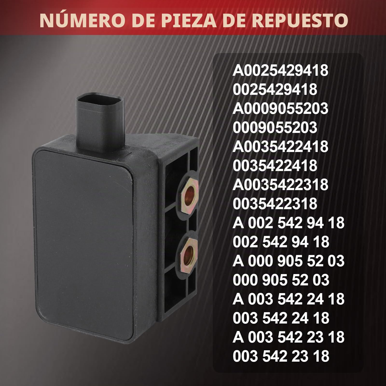 Sensor de velocidad de rotación Sensor de ángulo OE# A0025429418 0025429418 0035422318 Clase C W203 S203 Clase ML W163 Sensor de aceleración longitudinal/transversal