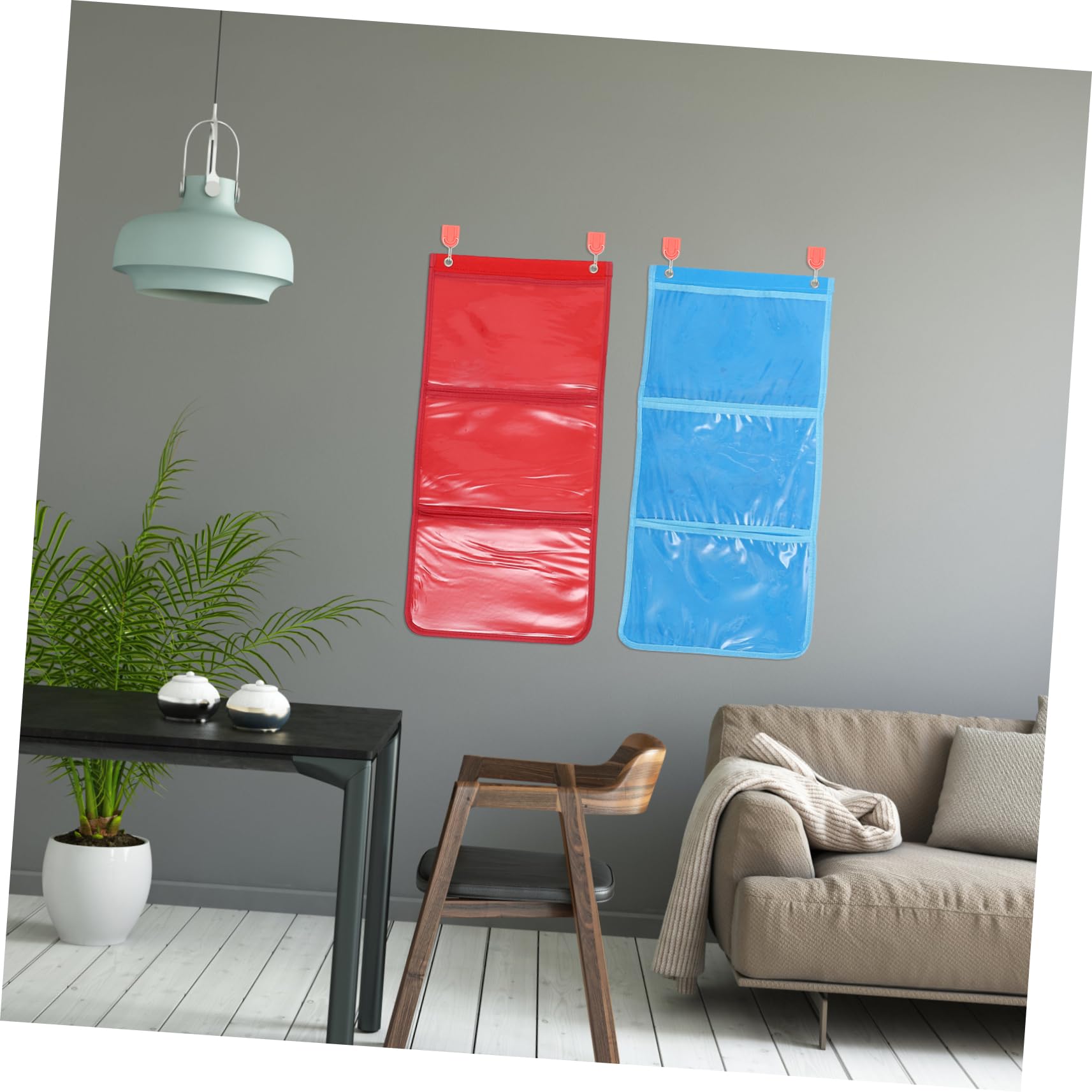 EXCEART 5stücke Gemälde-hängetasche Filzmaterial Tür Hängen Tasche Kunstwerk Display Organizer Für Büro Dokumenten-aufbewahrung Büchertasche : 