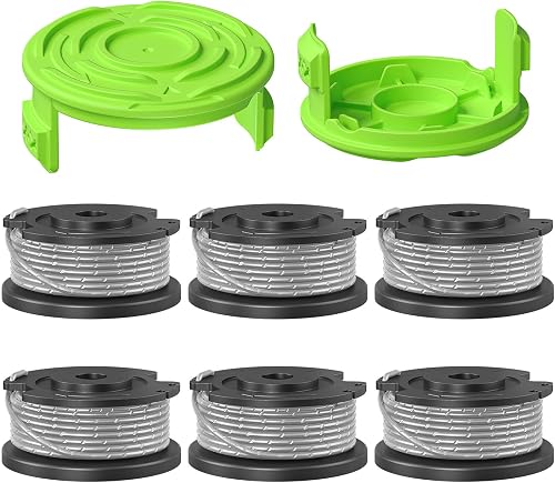 0.065" Single Line Trimmer String Spool Fit for Greenworks Trimmer