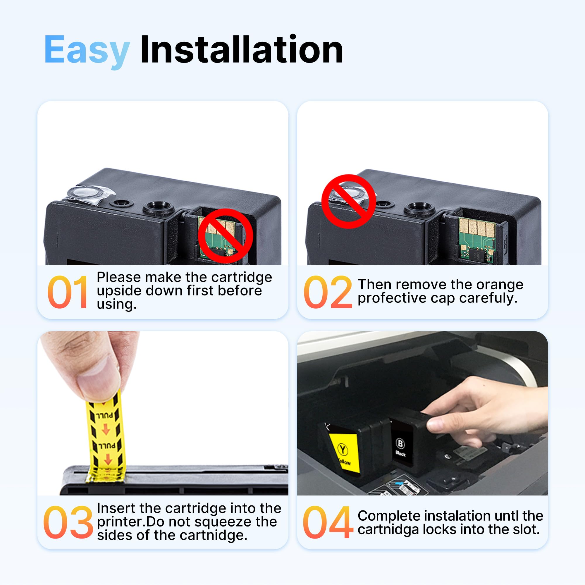 Cartouche D'encre Compatible HP 937eXL Noir - 2500 Pages - Pour OfficeJet Pro 9110b