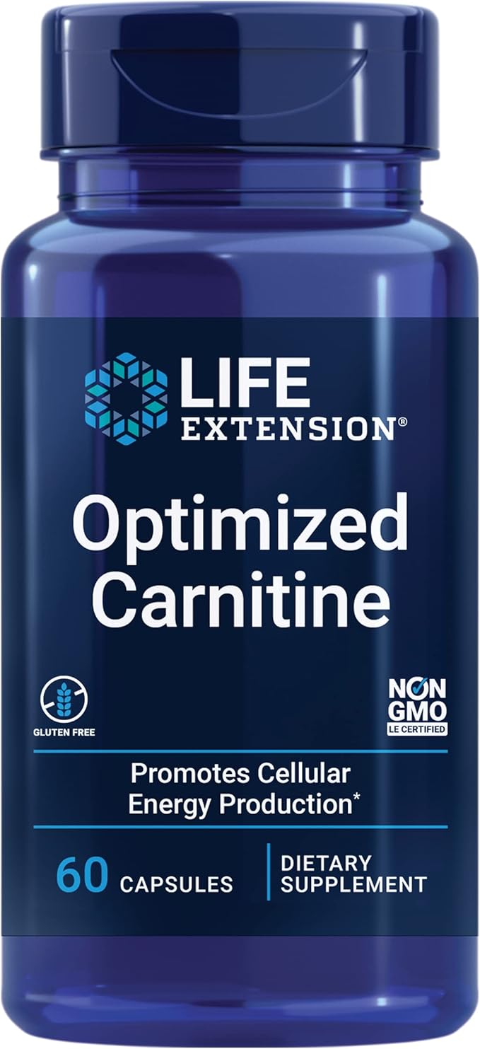 Life Extension Optimized Carnitine LCarnitine Supplement