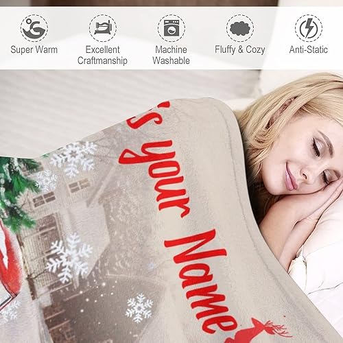 Miniatura 8 de Manta personalizada con nombre, manta personalizada de Navidad con texto en inglés This is My Movies Watching  Manta de franela súper suave, manta