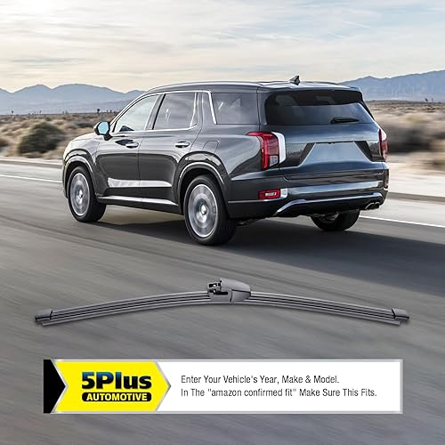 Vista 139 de 5 PLUS® - Limpiaparabrisas trasero de 25.5 cm, repuesto filtro genérico