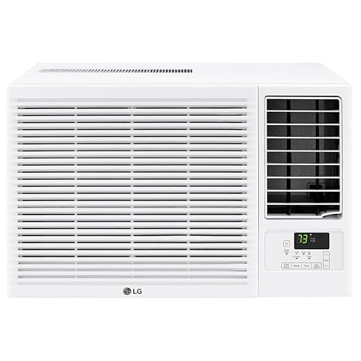 LG 12,200 BTU Window Air Conditioner with Supplemental Heat, 230/208V, Cools 570 Sq.Ft. (19' x 30' Room Size), Electronic Controls with Remote, 2 Cooling, Heating & Fan Speeds, Slide in-Out Chassis