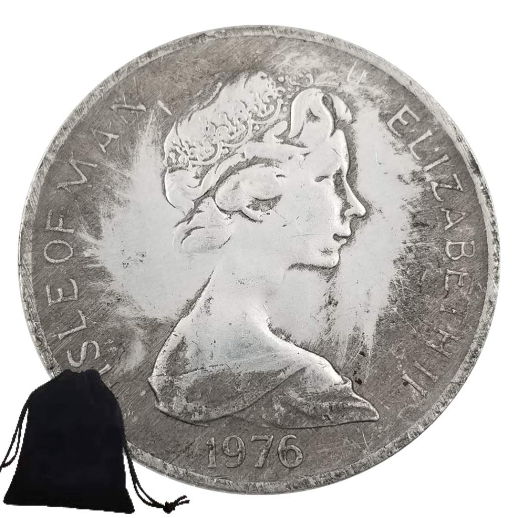 Zyzyzk Jearls 1976 United Kingdom British Elizabeth Ii Queen Coins World Coins- Great British Coin-Crown England Uk Old Coin - Funny Commemorative Uk Coins Favorite Gift
