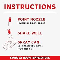 Vista 5 de Pam - Aerosol para asar a la parrilla, 5 onzas (paquete de 2)