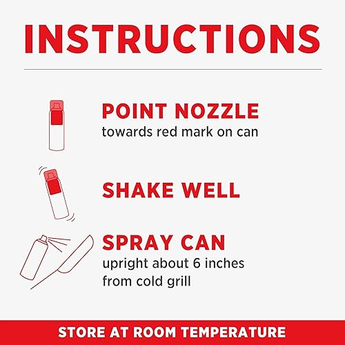 Vista 5 de Pam - Aerosol para asar a la parrilla, 5 onzas (paquete de 2)