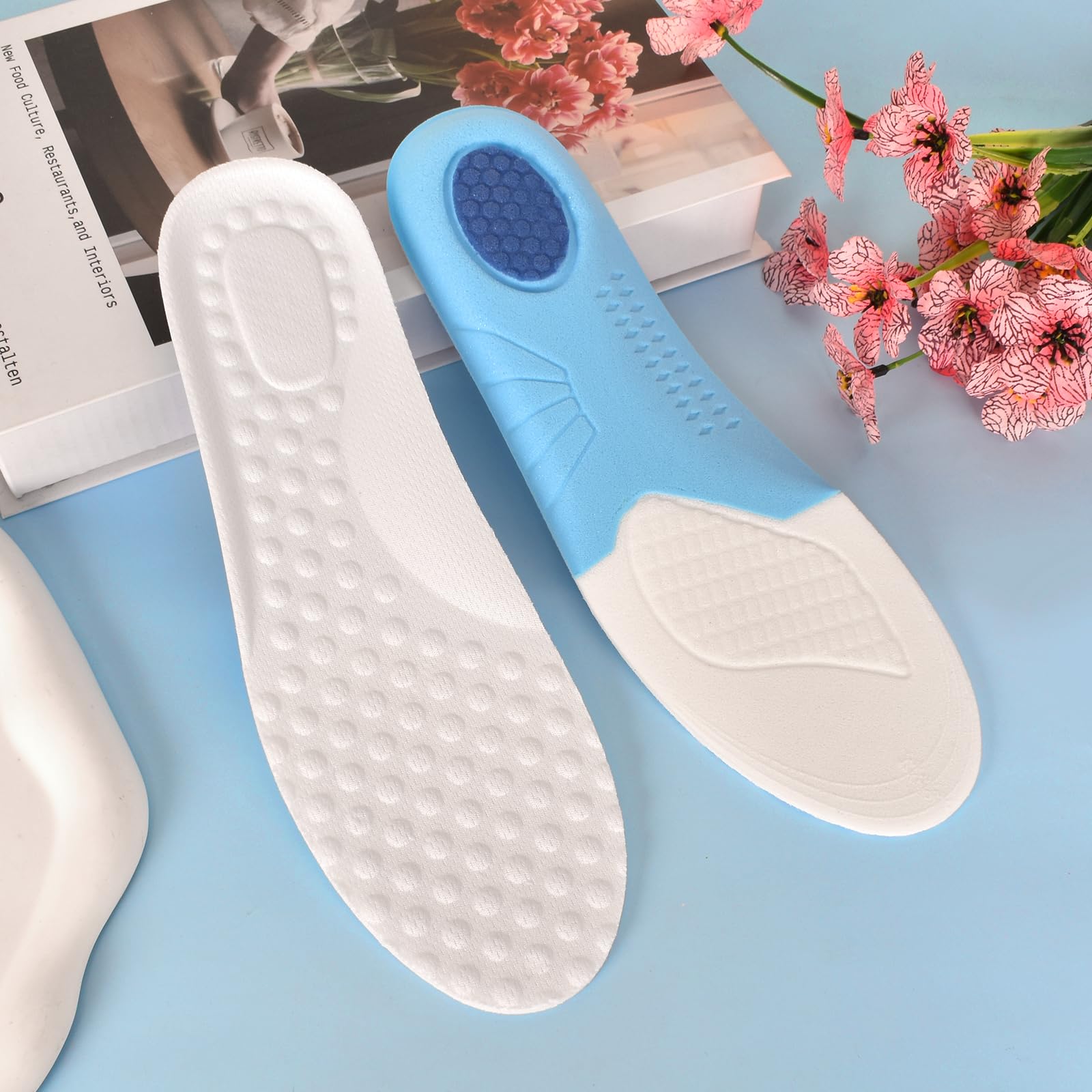 Plantillas Gel Memory Foam,3 Pares Plantillas De Zapatos Para Niños,Plantillas Zapatillas Deportivas Que Absorben Los Golpes, Plantillas De Confort Recortables — view 7