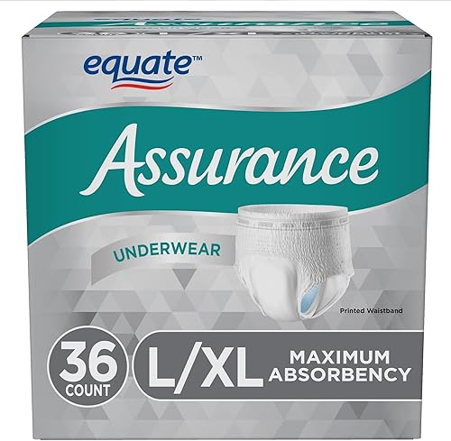 Assurance - Ropa interior para hombre, talla L/XL, 36 unidades (paquete de 2)