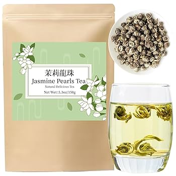 Amazon.com : Yuexi Jasmine Pearls Tea Jasmine Tea Jasmin