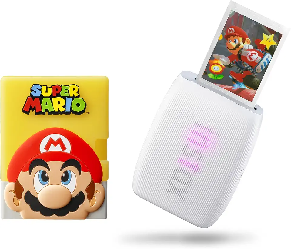 Fujifilm Impressora para smartphone Instax Mini Link 3 com capa de silicone com design bloco (impressora + capa)