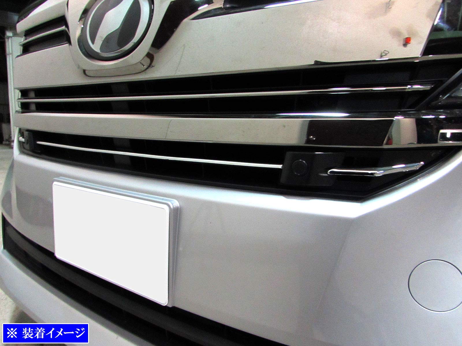 Amazon | BRIGHTZ ヴェルファイア 30 35 メッキフロントグリルモール