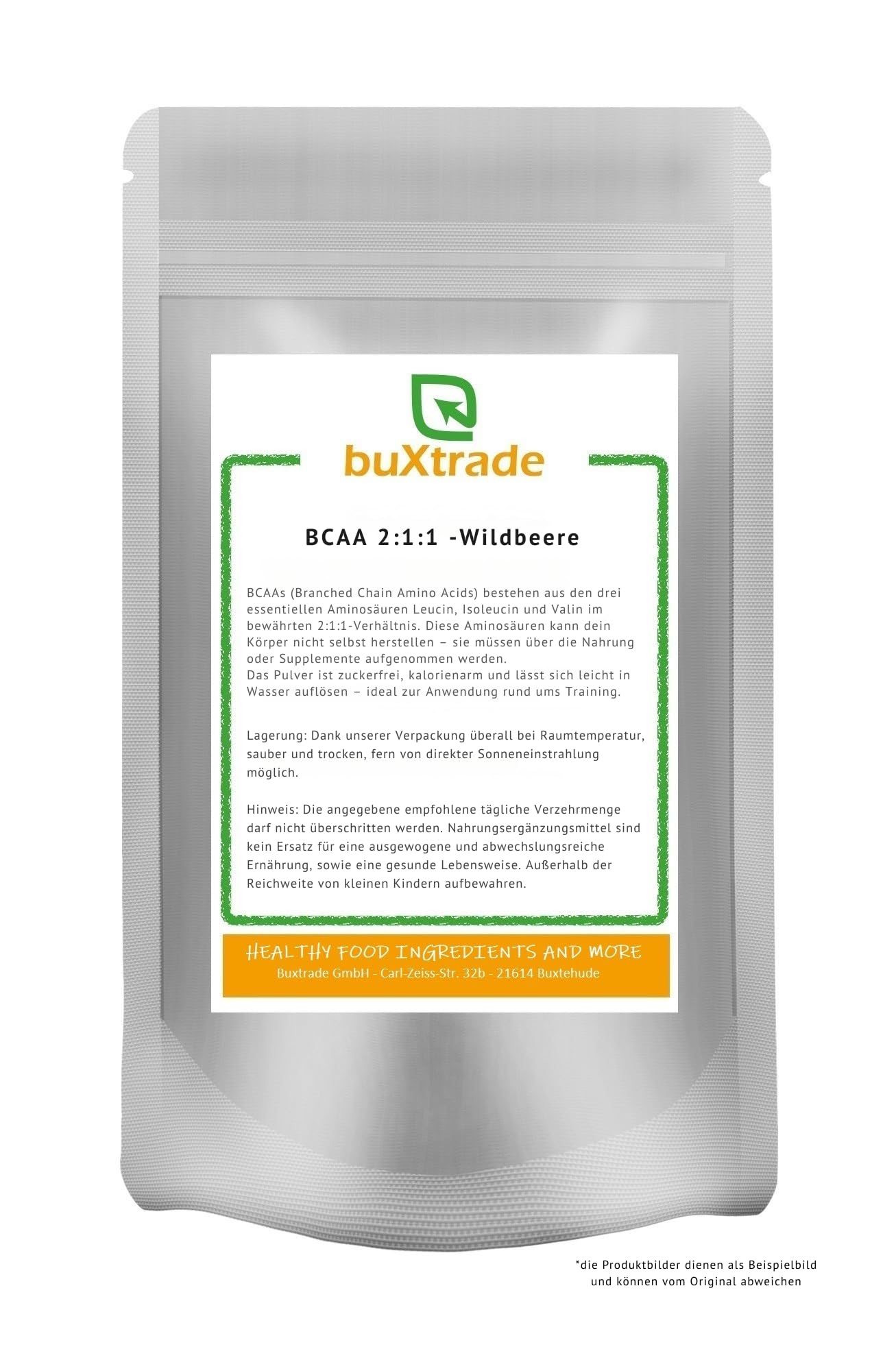 25 kg BCAA | Wildbeere | geschmacksneutral | L-Leucin | L-Isoleucin | L-Valin | Buxtrade