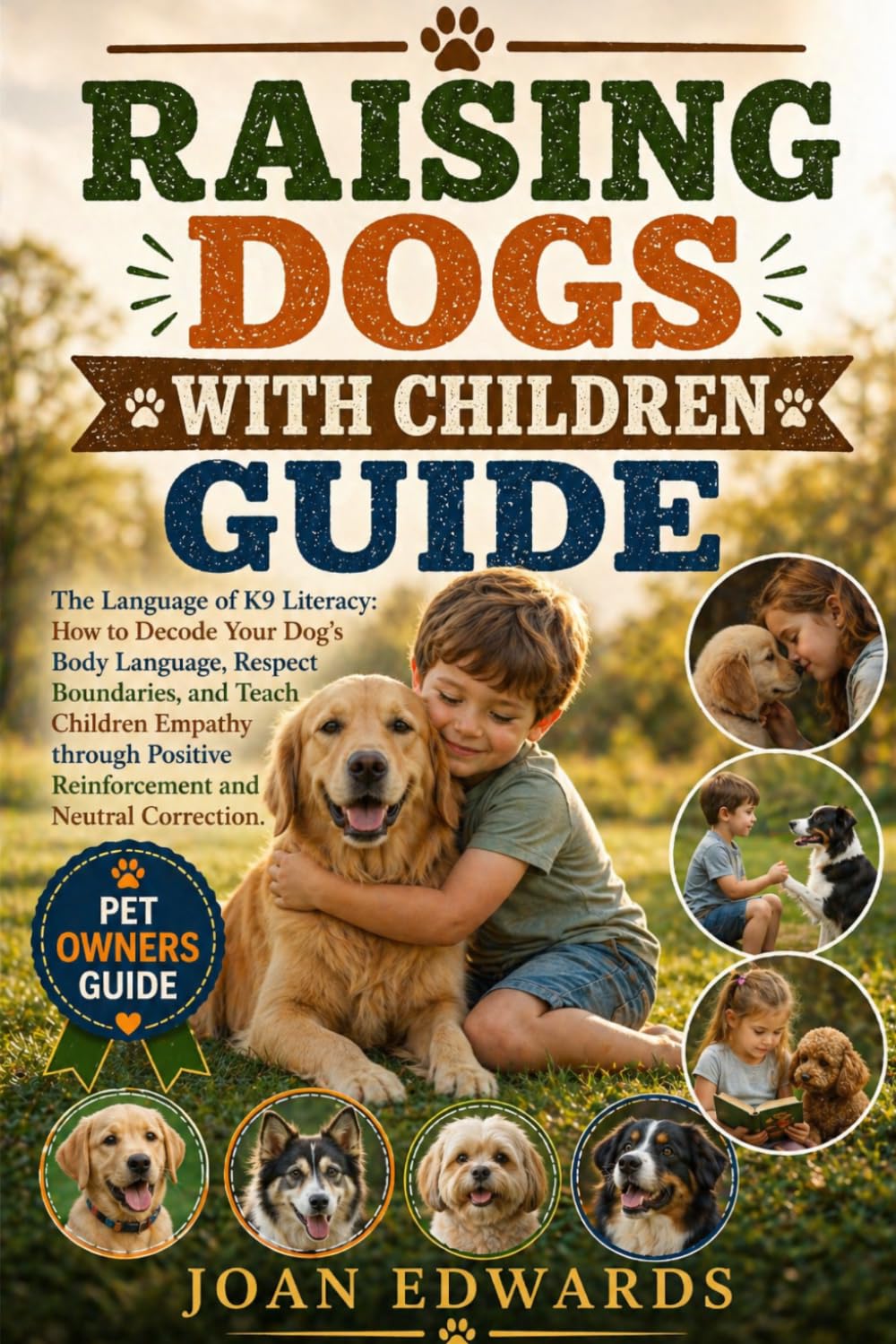 RAISING DOGS WITH CHILDREN GUIDE: The Language of K9 Literacy: How to Decode Your Dog’s Body Language, Respect Boundaries, and Teach Children Empathy ... Reinforcement and Neutral Correction.