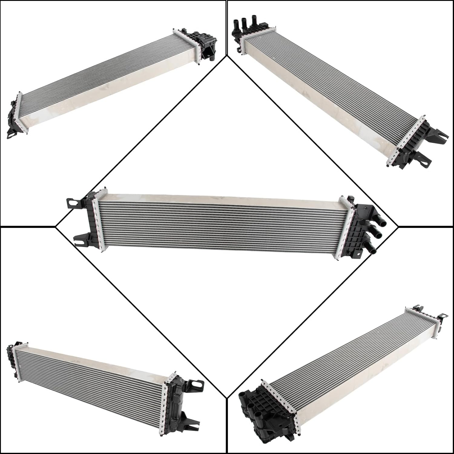 FO3012107 Turbo Intercooler Compatible with Ford Fusion SE SEL Sedan 1.5L 2014-2020 HG9Z8005B DS7Z6K775A