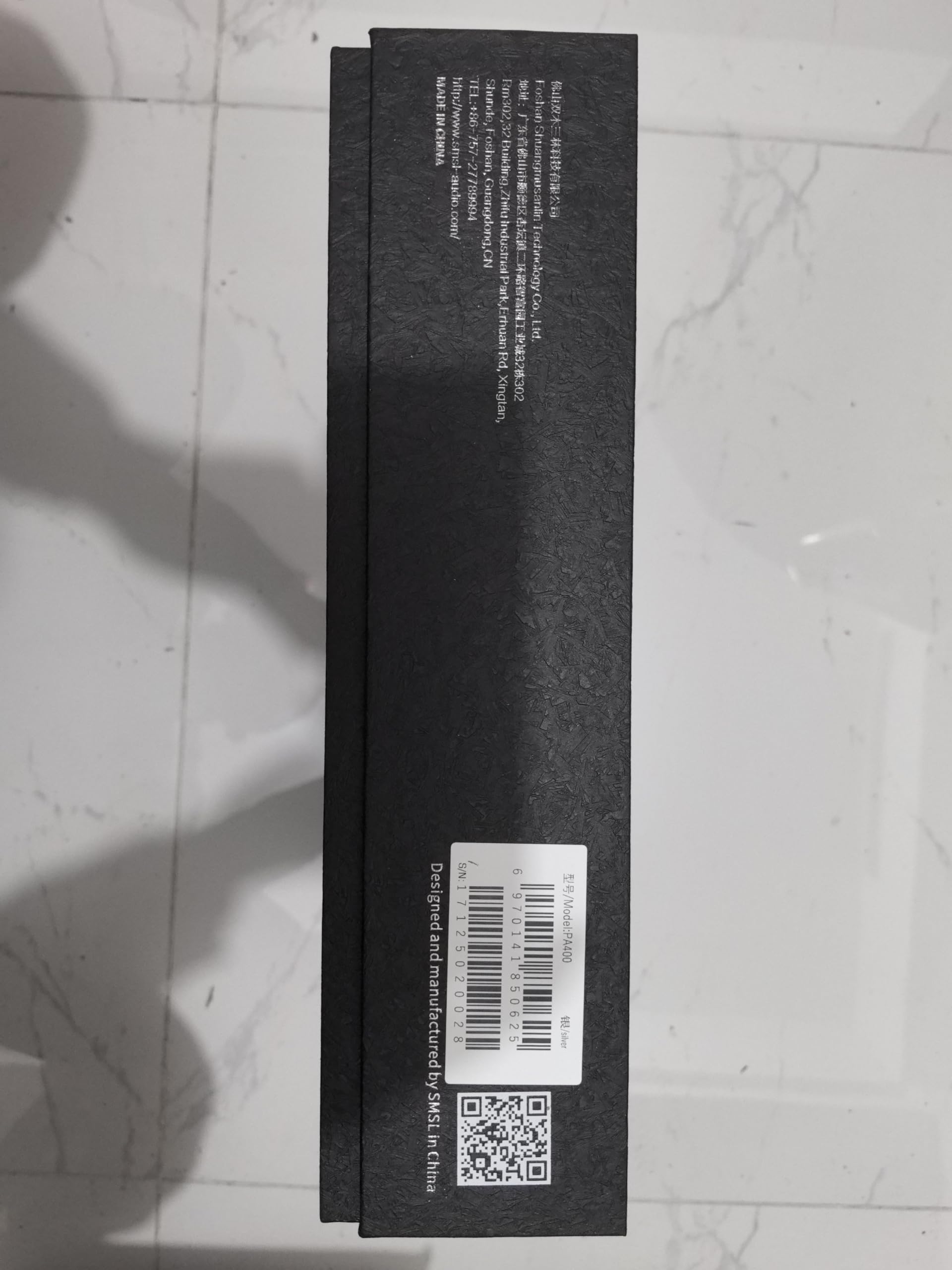 Amplificatore stereo ad alta potenza SMSL PA400 GaN (400 W), amplificatore audio ad alta fedeltà con ingressi XLR/RCA, chip PGA2311, modalità stereo e Bridged Mono per sistemi audio domestici Hi-Res
