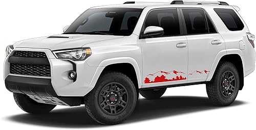 Miniatura 4 de Adhesivo adhesivo de vinilo para puertas compatible con Toyota 4runner n280 2009  2020 gris