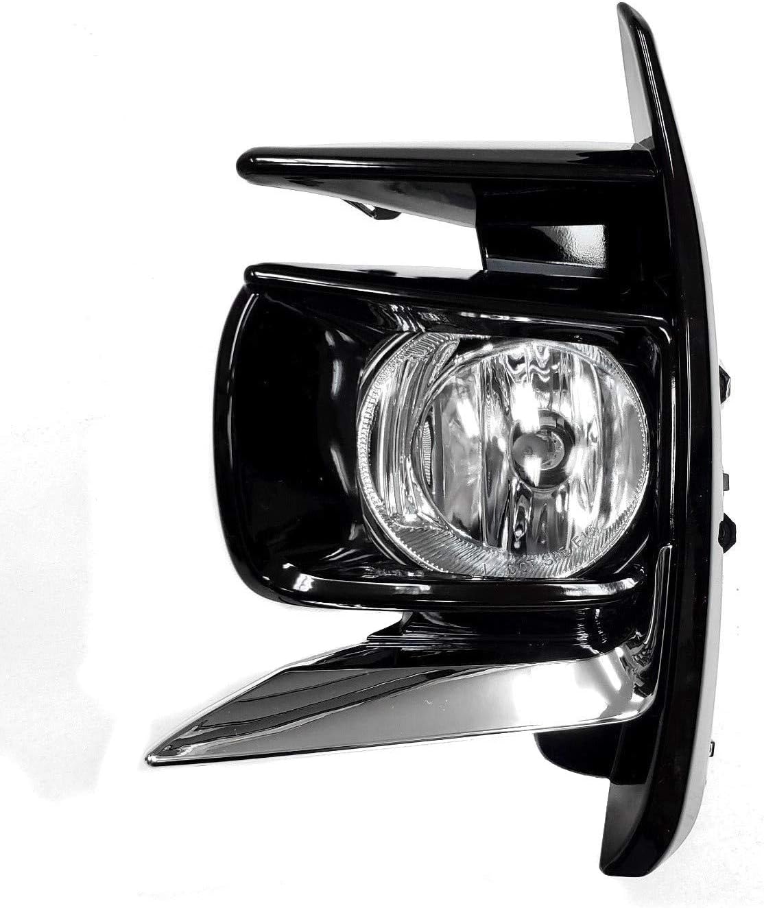 Sherman UFRAME Fits 2018 2019 2020 Toyota Sienna BASE/L/LE/SE/XLE/LIMITED Fog light Kit w/Black Bezels/Wiring/Switch //Halogen Bulbs