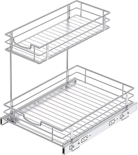 Dobyusf Organizador de armario extraíble y almacenamiento, cajones deslizantes debajo del fregadero para cocina, hogar, baño, organizador, disponible en Yaxa Colombia