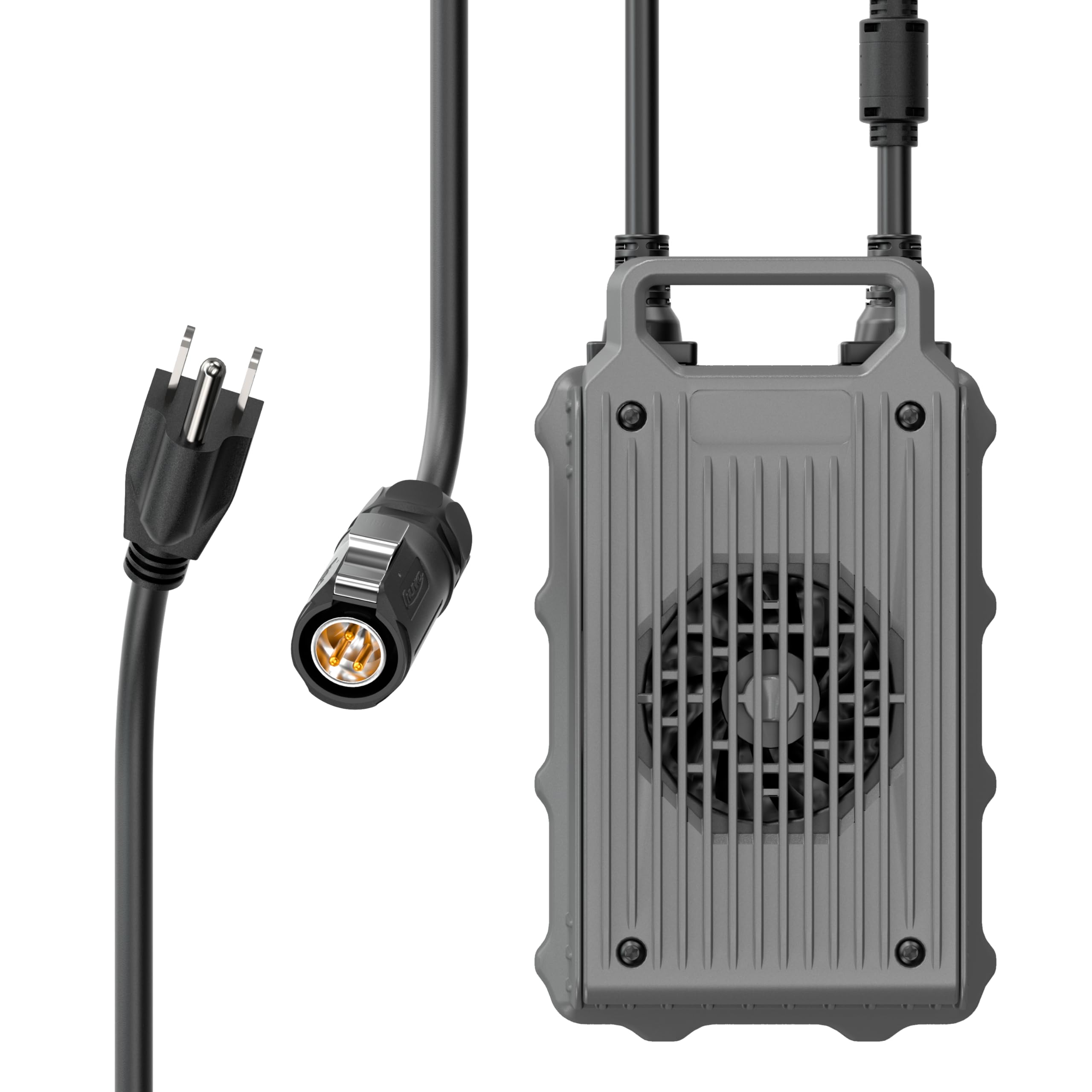 IP65 Waterproof Charger Fast 67.2V 10A EBike Battery Charger For Segway Dirt EBike & Sur-Ron X - Waterproof, Safe, With Cooling Fan For Quick Charging Sur-Ron X LightBee Battery Charger