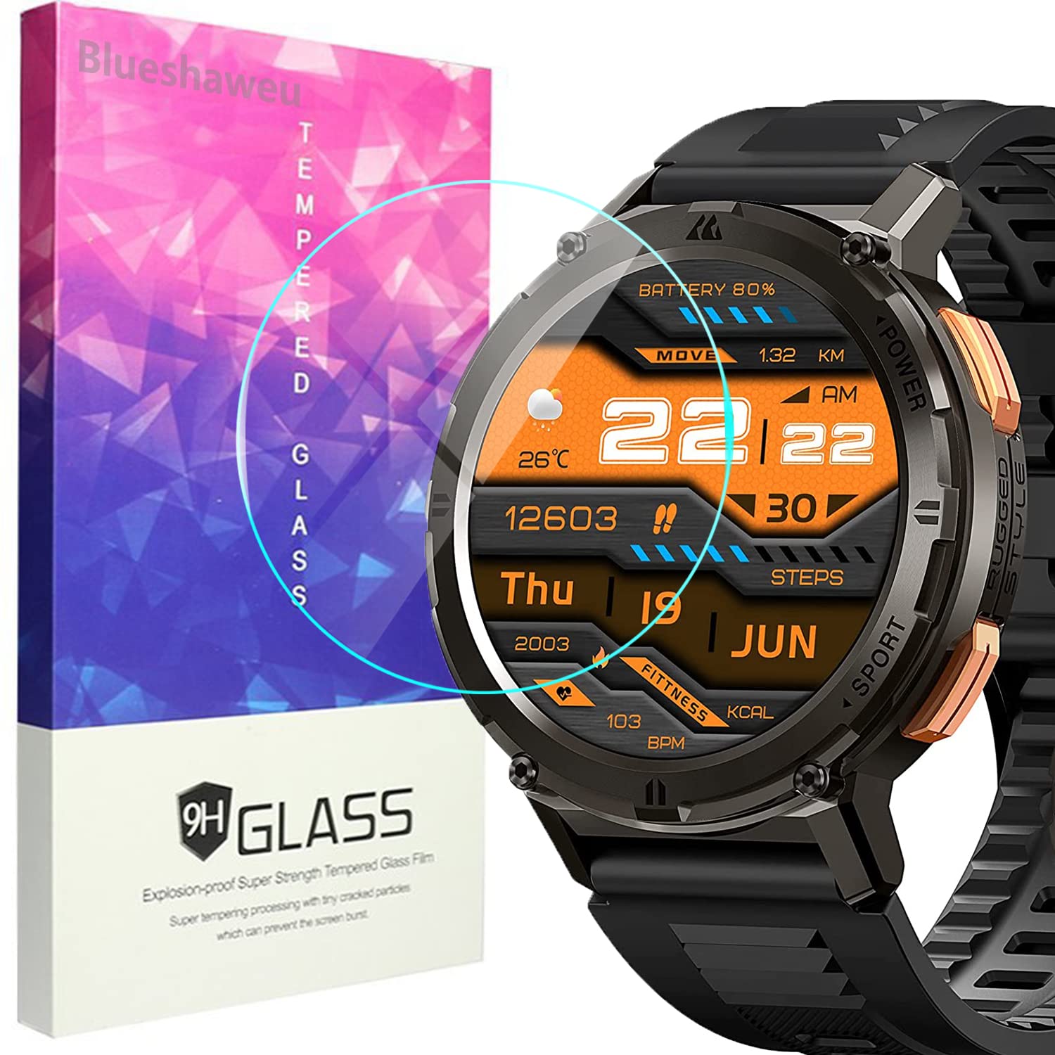 Pellicola Vetro Temperato Per OUKITEL BT10 | 3 Pezzi, Durezza 9H, Anti-Graffio - Foto 2