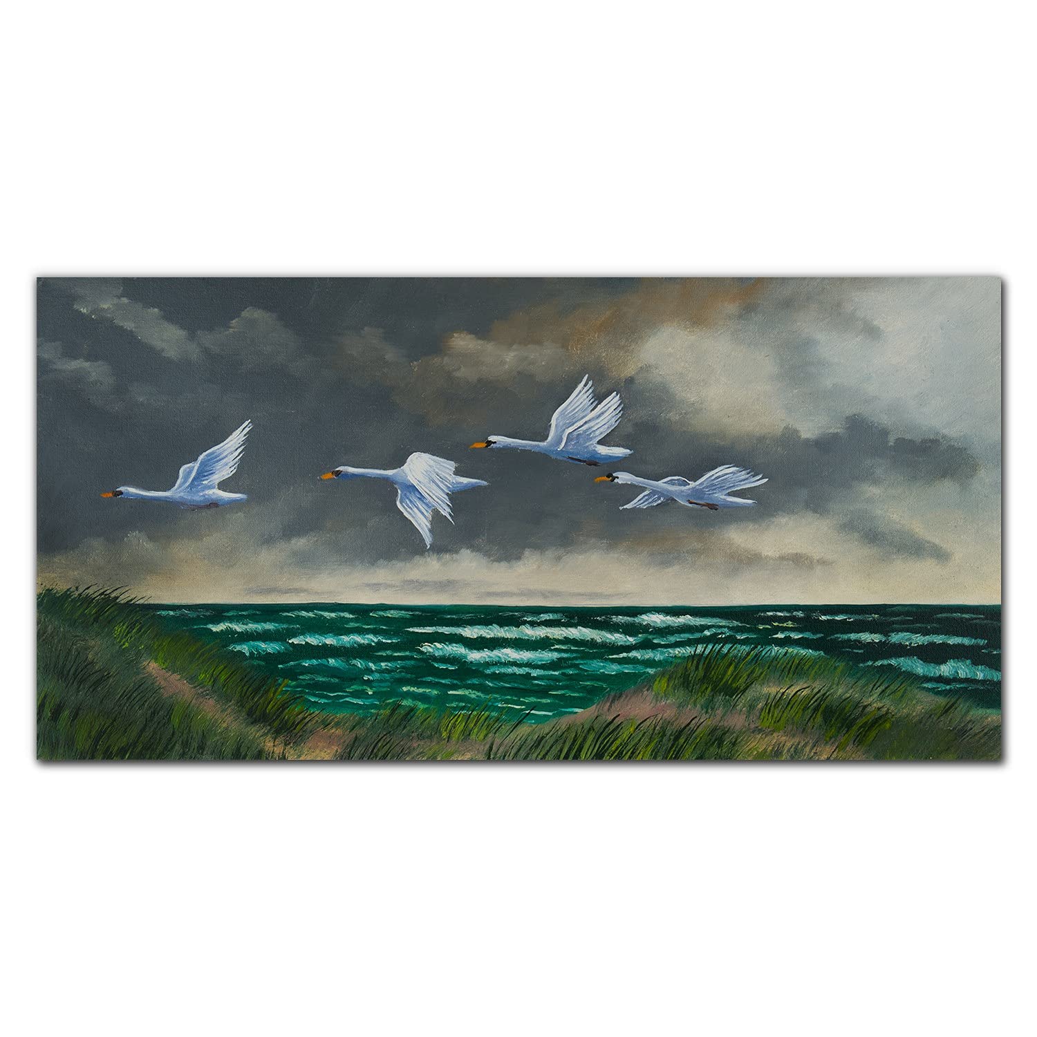 Coloray Image Sur Verre 100x50cm Décoration D'intérieur Photo Sur Verre Décoration Murale Verre Trempé Décoration Tableau En Verre Impression Sur Verre - Forêt