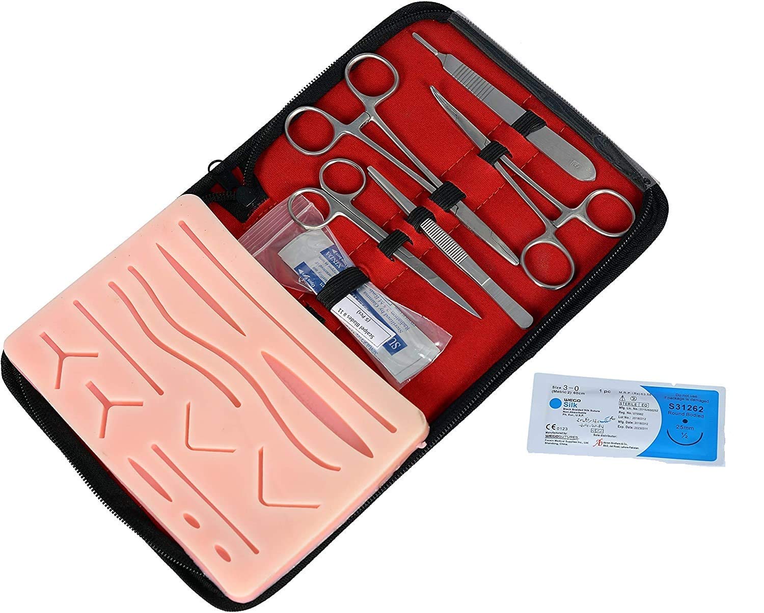 Buy Suture Practice Kit for Medical and Vet Students, Complete Real