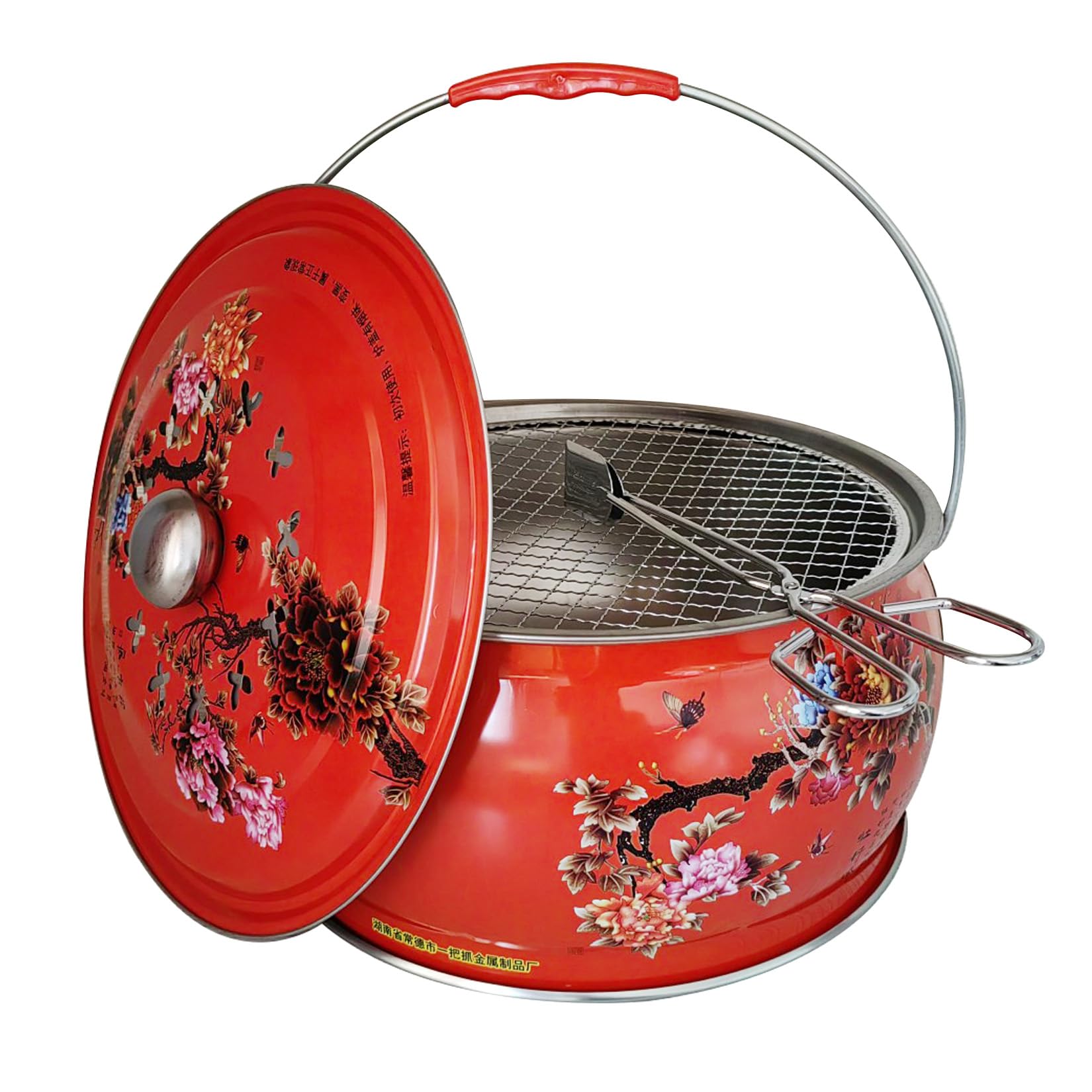Braciere da Giardino Portatile Per Il Campeggio,Il Fuoco,Il Calore - 30,5 x 18 cm (B)