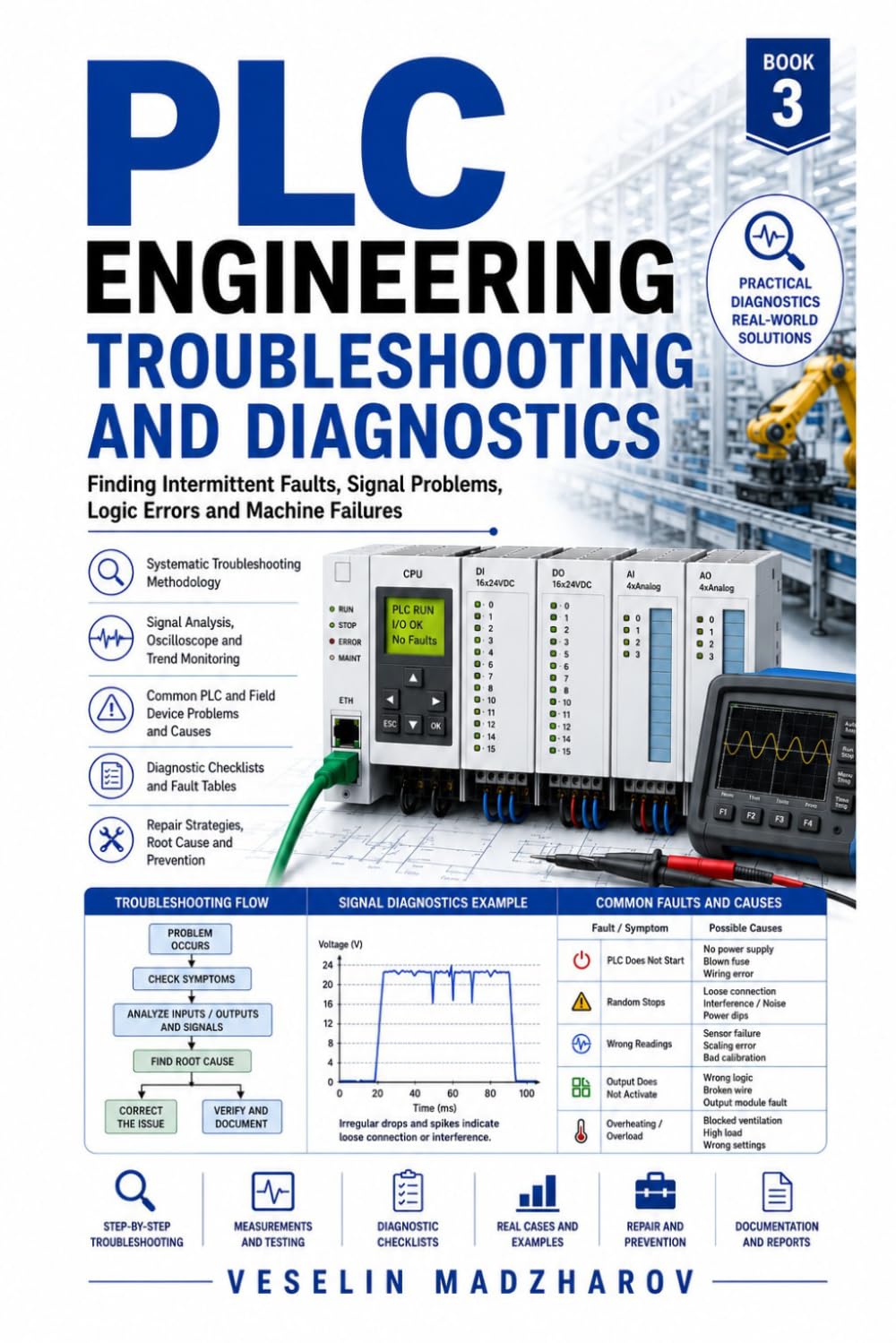 PLC Engineering: Troubleshooting and Diagnostics: Finding Intermittent Faults, Signal Problems, Logic Errors and Machine Failures (PLC Engineering Series)