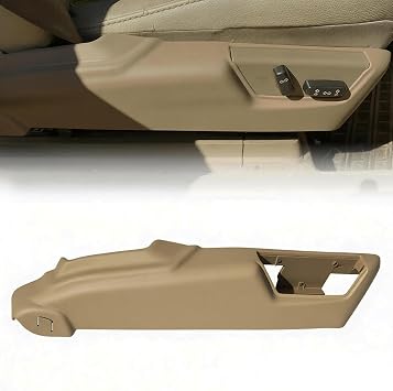 Forwinparts 39802018 39996515 Front Right Seat Switch Panel Trim Cover Bezel Sand Beige for 2005-2009 Volvo S60 2005-2007 Volvo V70 XC70 2005-2006 Volvo S80