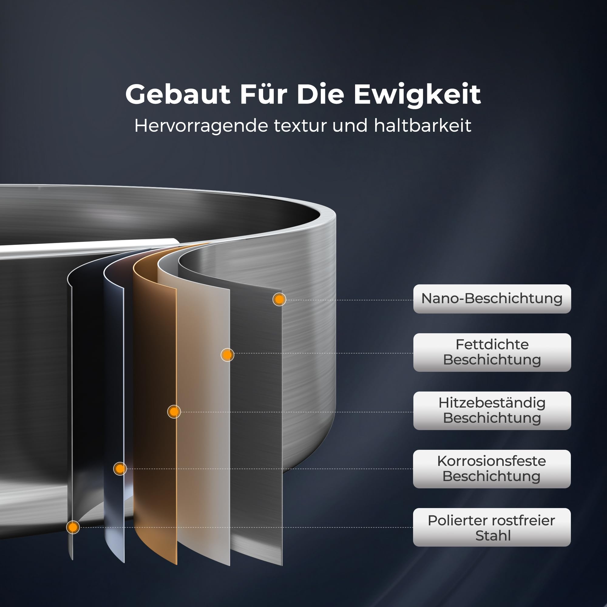 Vancoco Automatische Edelstahl Glasspüler für Küchenspülen Tassenreiniger Flaschenwascher für Bar Restaurant Babyflasche Cafés mit 360° Drehbaren Düsen （Silber）
