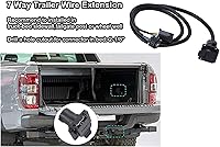 Vista 6 de Extensión de arnés de cableado de remolque de 7 pines 56070, con conectores para caja de camión lateral del vehículo, kit de arnés de cableado