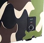 FRIGIDAIRE EFRF516CAMO Chest Deep Freezer- Garage Ready, 5.0 Cu. Ft. Capacity, CAMO-Adjustable Thermostat-Removable Vinyl Coated Wire Basket-Easy Defrost Drain