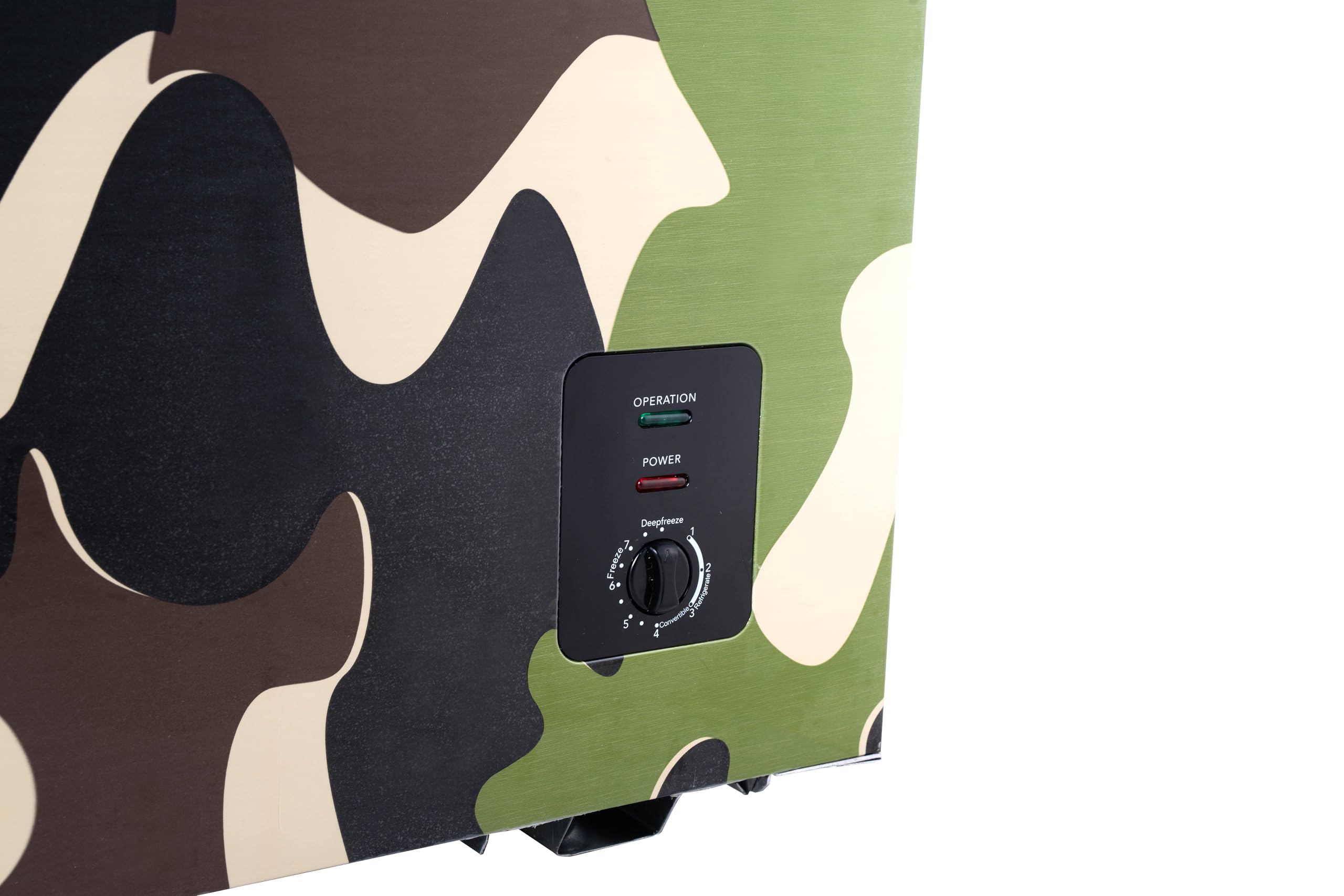 Frigidaire Efrf516camo Chest Deep Freezer- Garage Ready, 5.0 Cu. Ft. Capacity, Camo-Adjustable Thermostat-Removable Vinyl Coated Wire Basket-Easy Defrost Drain on Fridge.com - View 6