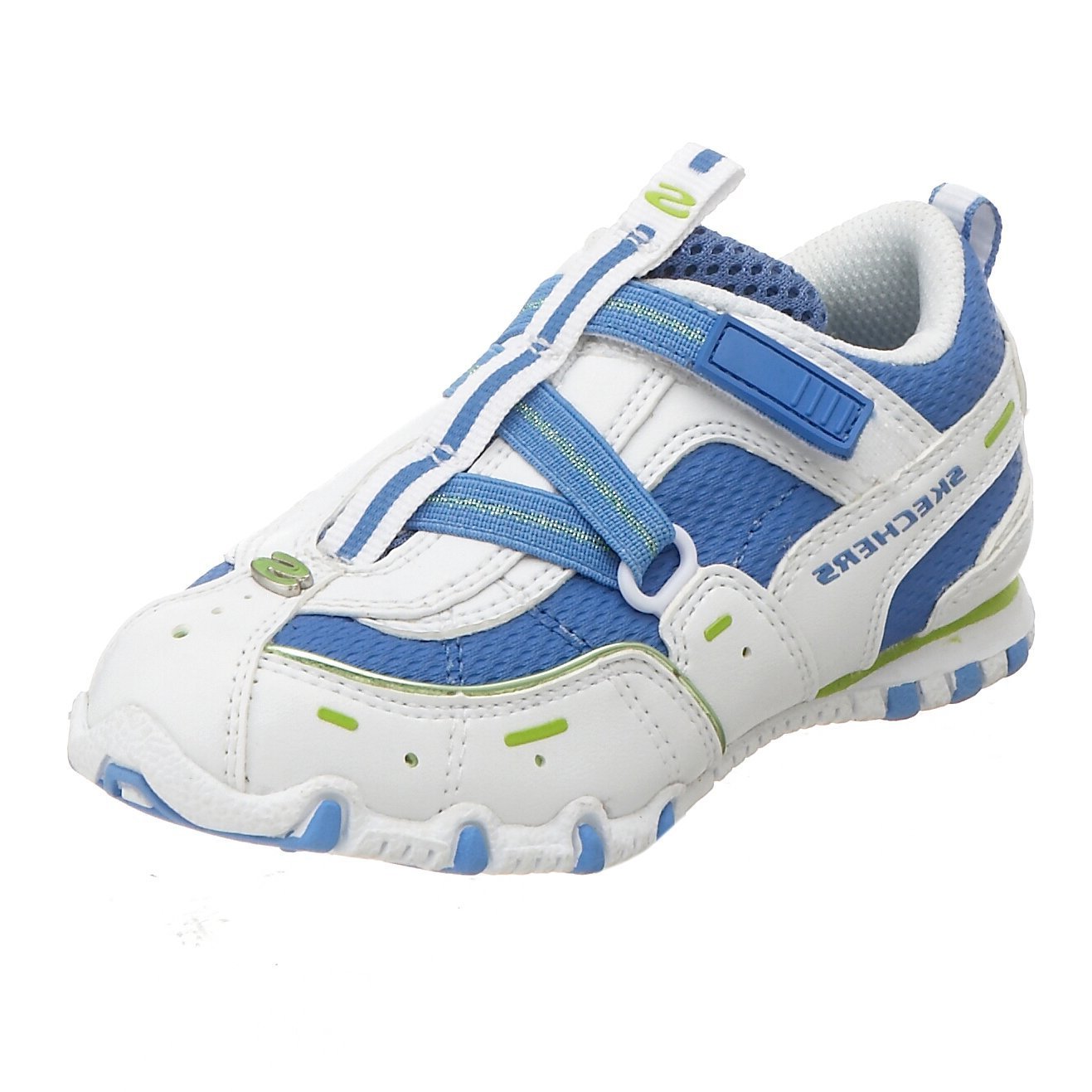 Skechers Infant/Toddler Bikers Sneaker,White/Blue,6.5 M US Toddler