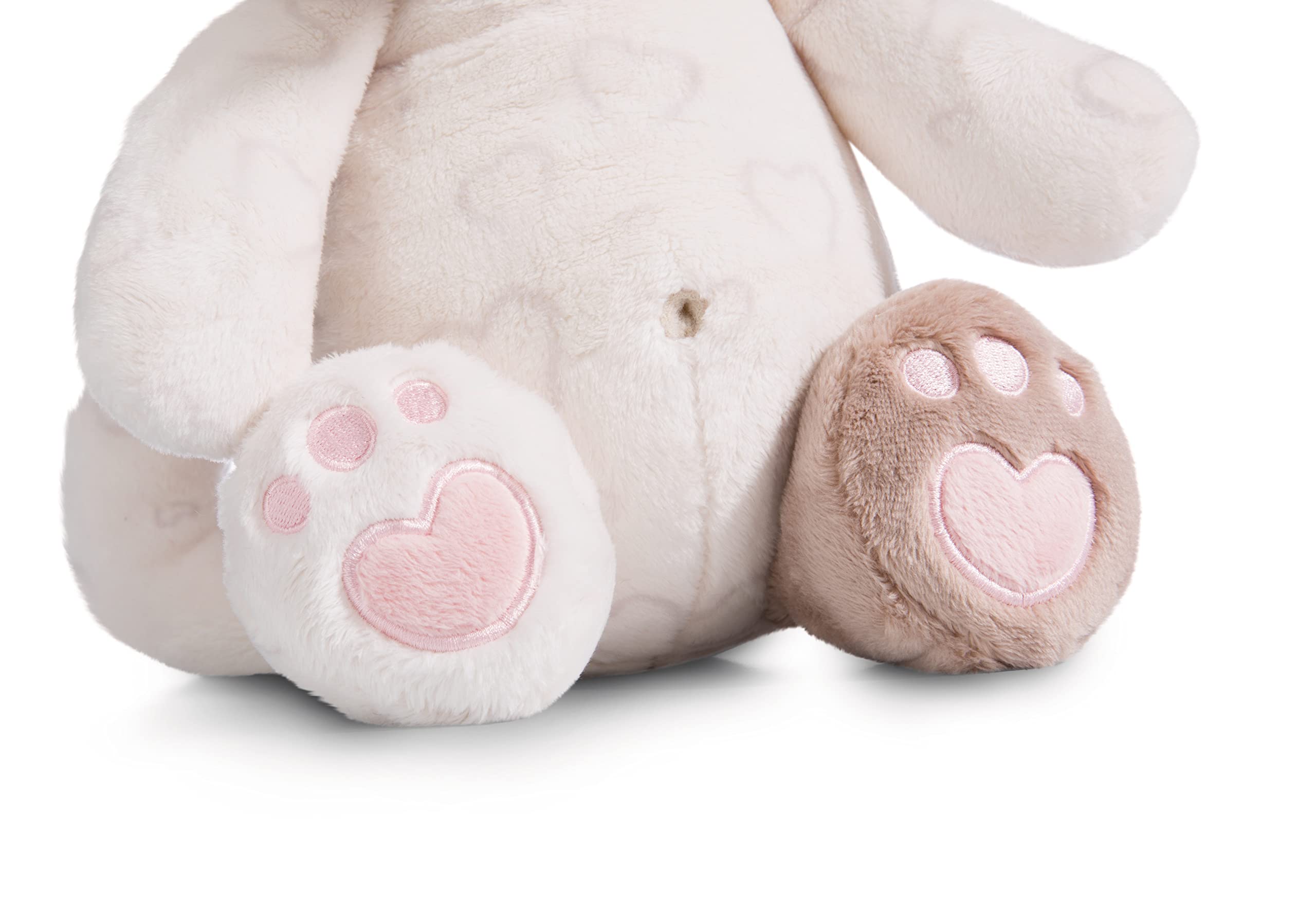Peluche NICI Love Cat – Chat Blanc Couché Sur Cœur Rouge – 13 Cm – Éco-responsable (matières Recyclées)
