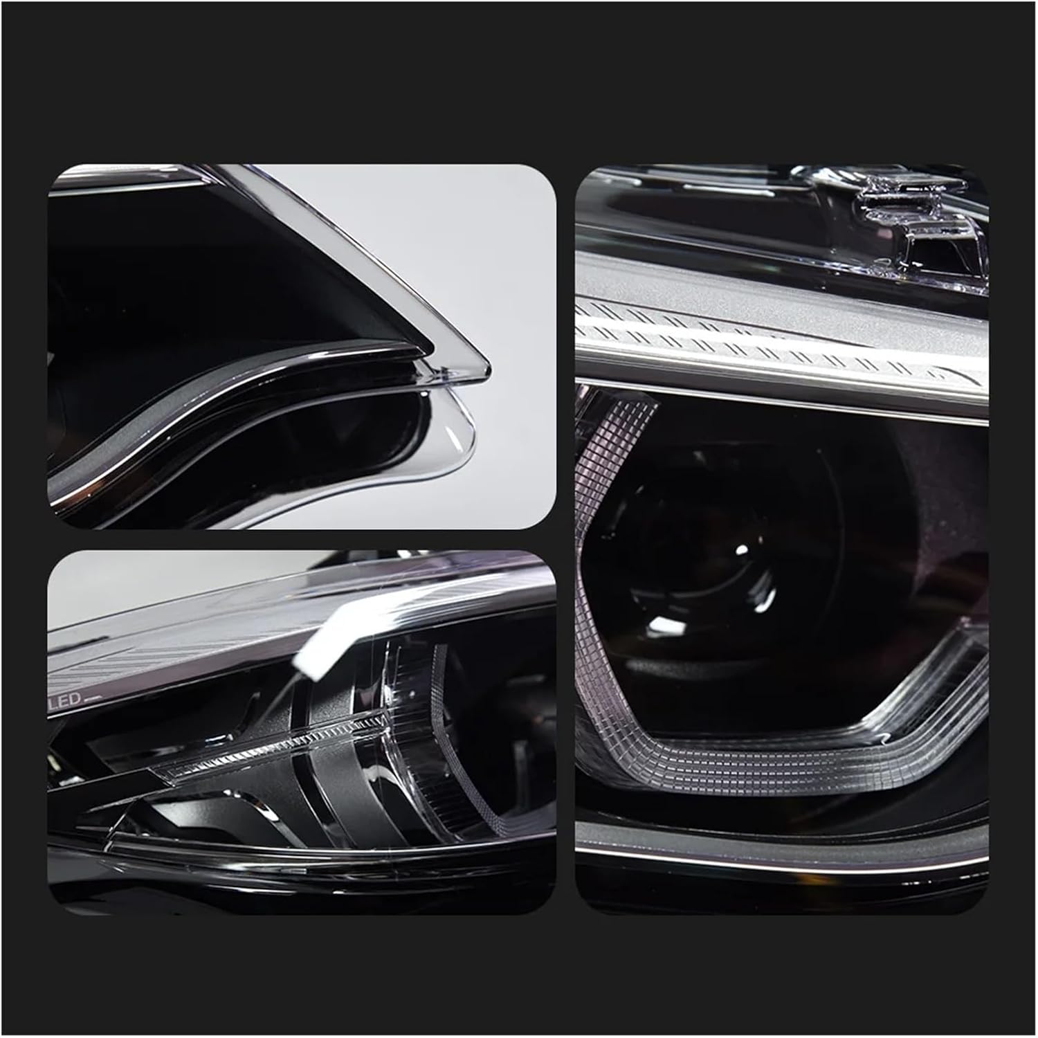 Compatible For BMW F22 M2C LED Headlight 2014-2019 M2 F23 F87 Head Lamp Projector Lens Automotive Accessories(For Original Xenon)