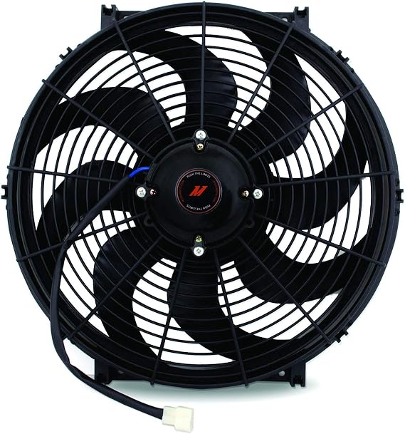 Mishimoto MMFAN-16HD Race Line, High-Flow Fan, 16 Black