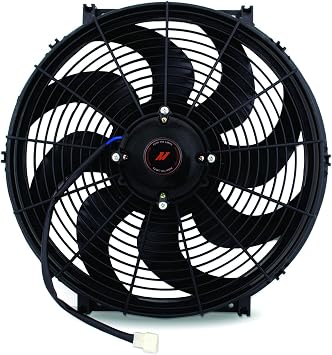 Mishimoto MMFAN-16HD Race Line, High-Flow Fan, 16 Black