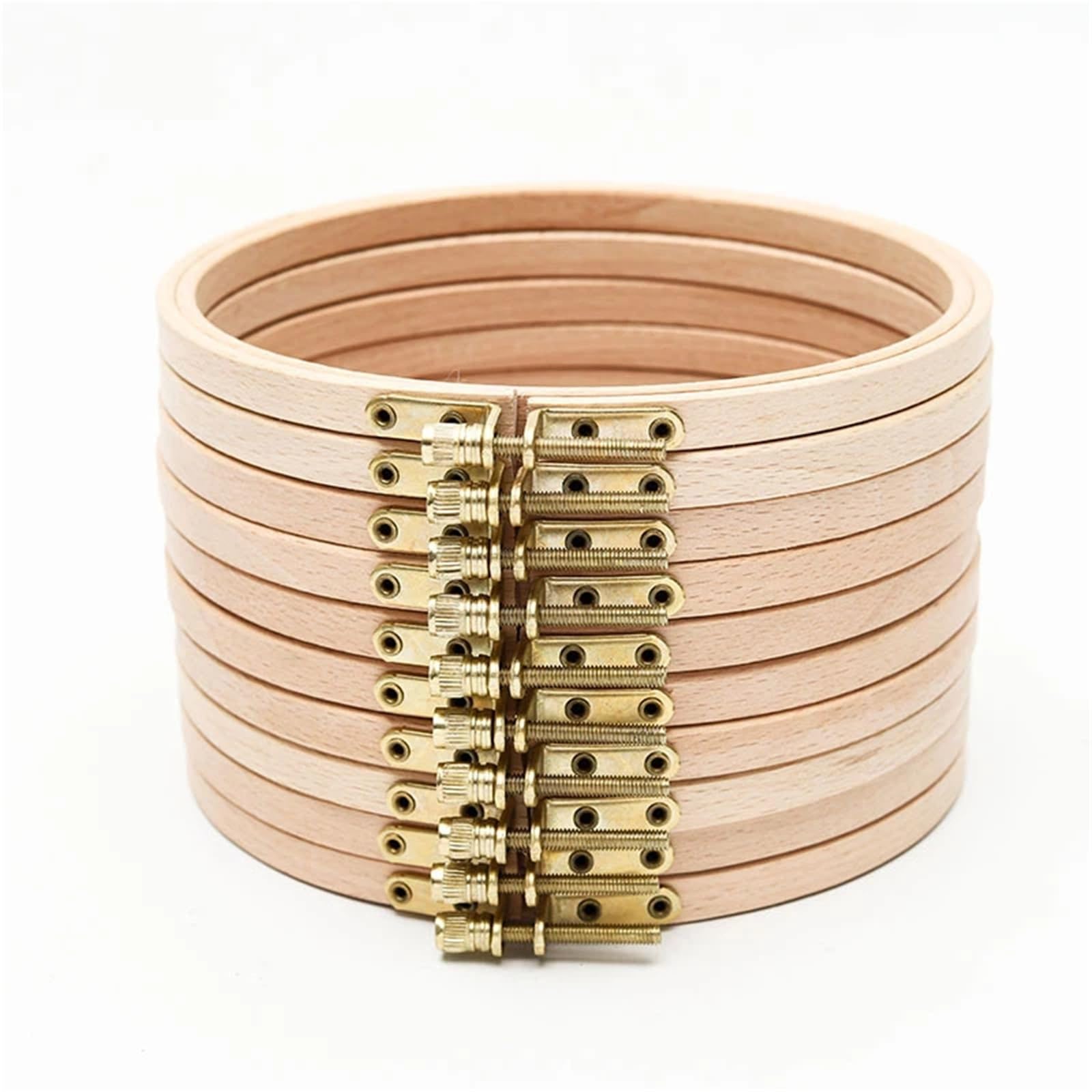 Lot de 10 cerceaux à broder en bois hêtre haute qualité, 7,6 30,5 cm, kit cercles , outil couture et point d'aiguille Broderie, La Couture DéCorative Et Artistique