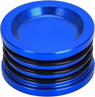 CXXSW [Replacement] Árbol de levas, tapón de Tapa del Sello del árbol de levas, Junta tórica Triple de Aluminio, Repuesto Delantero, for Honda, for Motor Acura Serie BDHF (Azul)