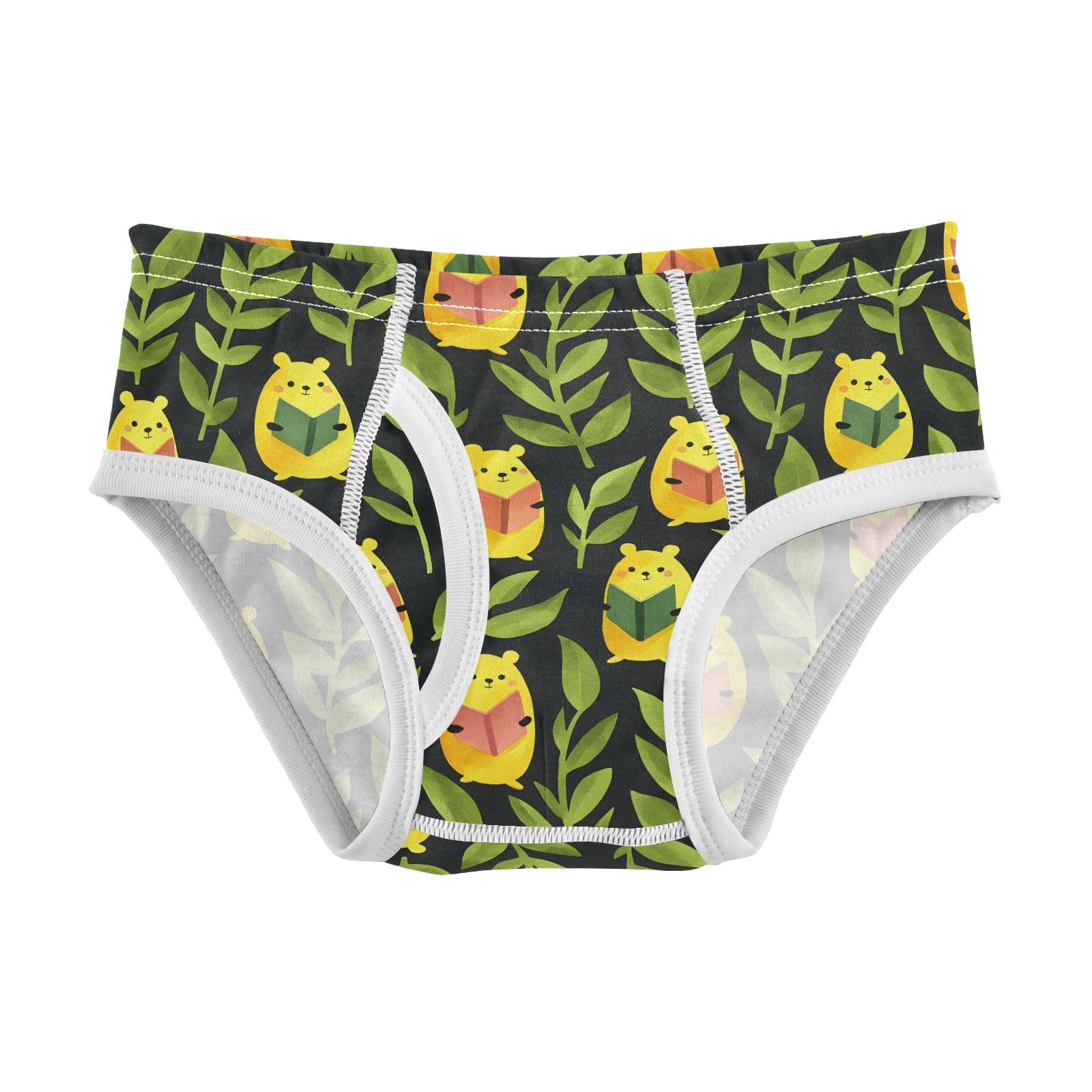 Boys Exclusive Briefs Toddler Underwear 95 Combed Cotton Boxerbriefs 2T Plant Tile Animal