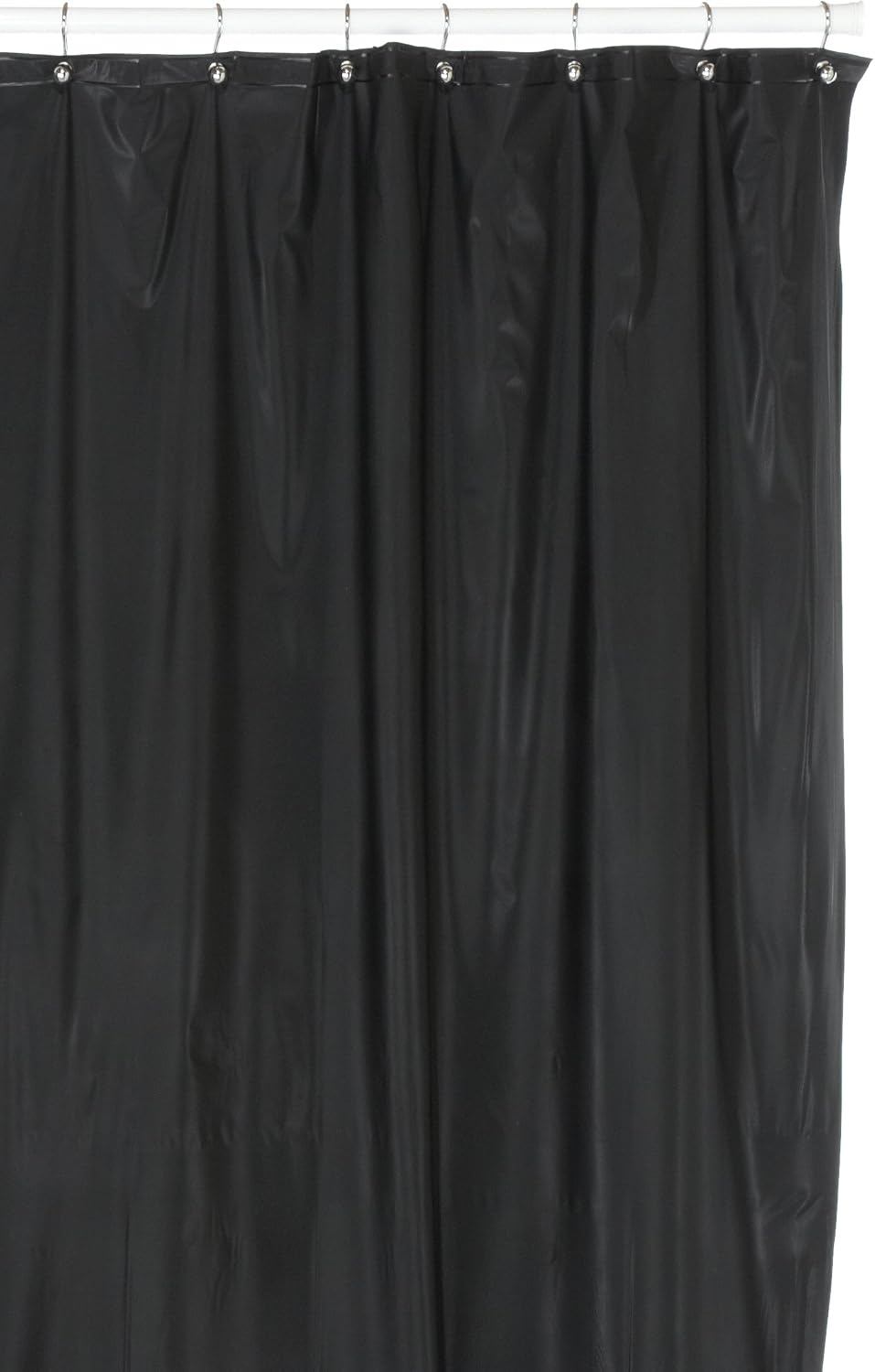 8 Gauge Vinyl Hotel Liner, Black, 72in x 72in.