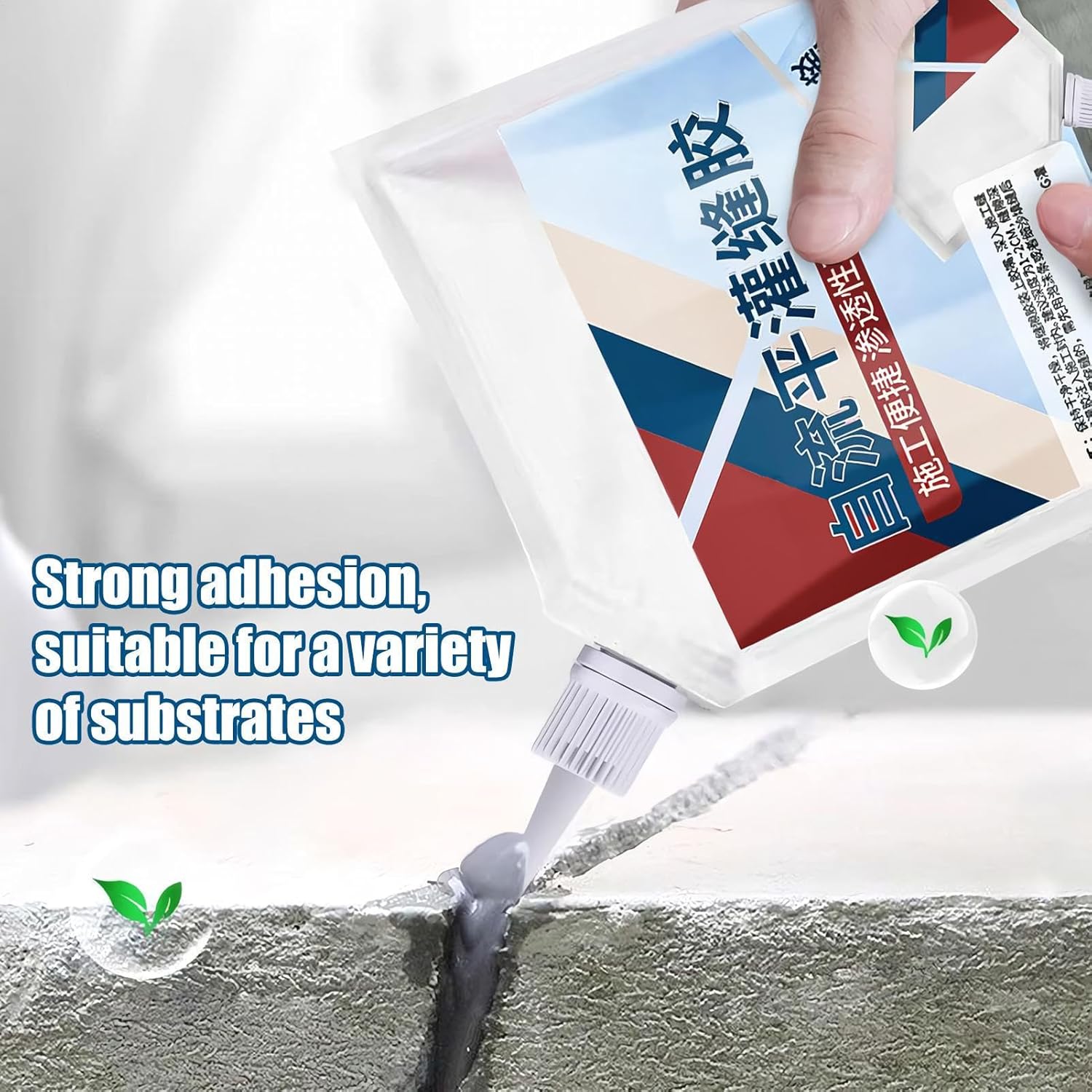 Cement Crack Filler | Waterproof Quick Drying Self-Leveling Sealant - Concretes Filler Caulk Sealant Liquid,for Asphalt, Walkways, Patios, Outdoor, Terraces, Wall