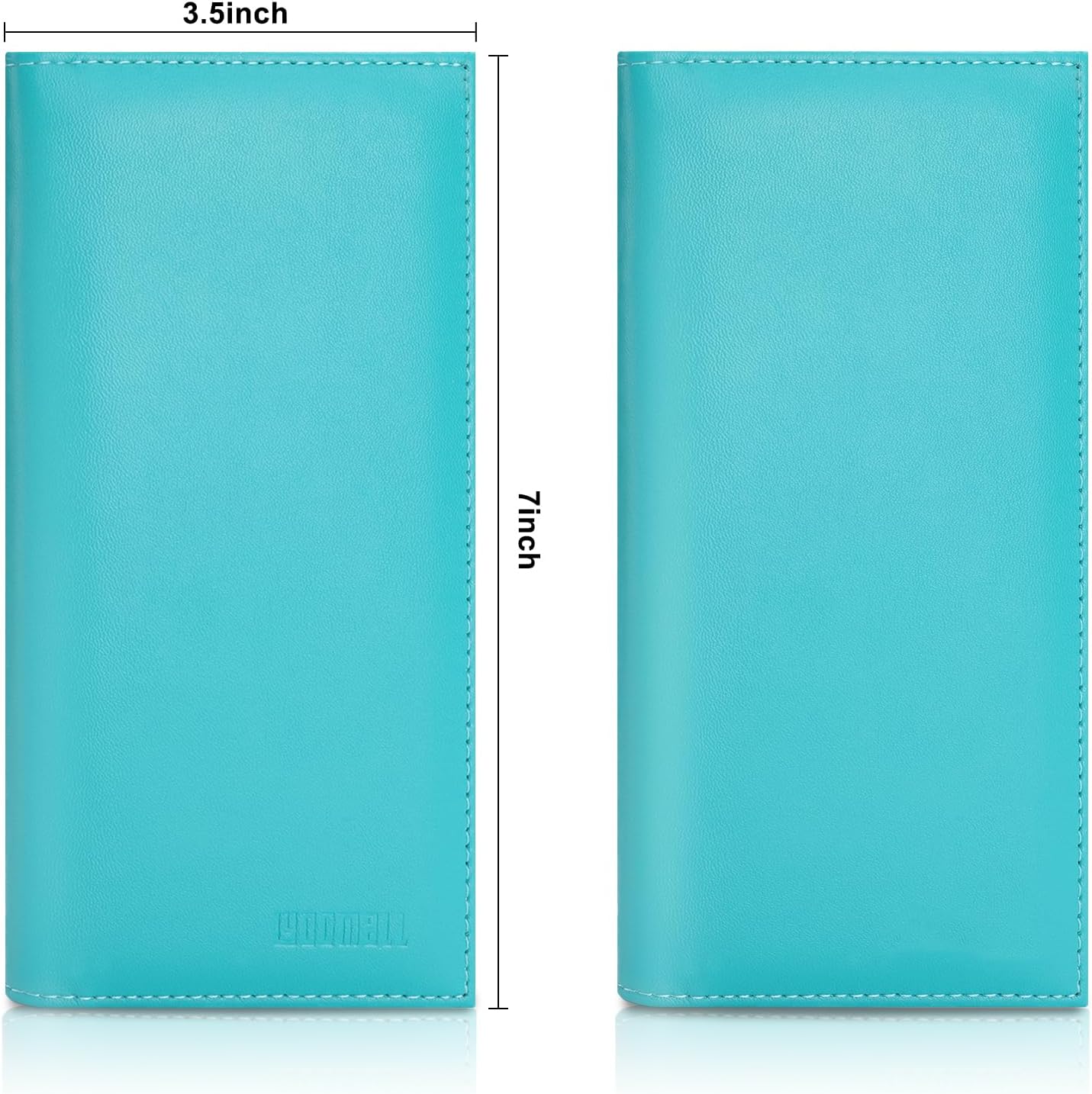 Leather Checkbook Cover for Personal Checkbook, Checkbook Cover For Women & Men, RFID Blocking Checkbook Holder Wallet for Duplicate Checks | RFID Blocking, for Duplicate Checks - Image 3