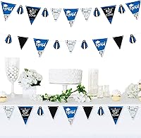 Vista 40 de Big Dot of Happiness 30 Piece Hello College - Graduation Party Pennant Triangle Banner