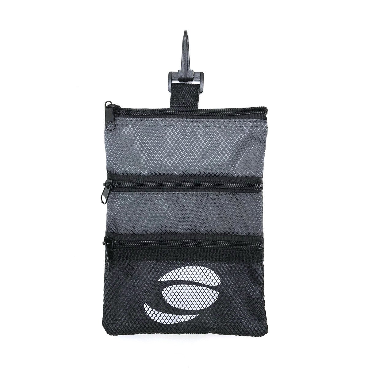 Orlimar Golf Detachable Accessory & Valuables Pouch, Sage Grey, Golfing Accessories for Men and Women, Tee Cell Phone Essentials Holder, Golf Bag Organizer with Clip